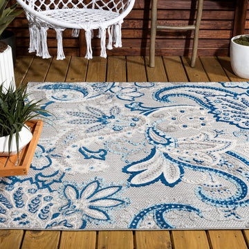 Gordes Paisley High-low Indoor/outdoor Area Rug